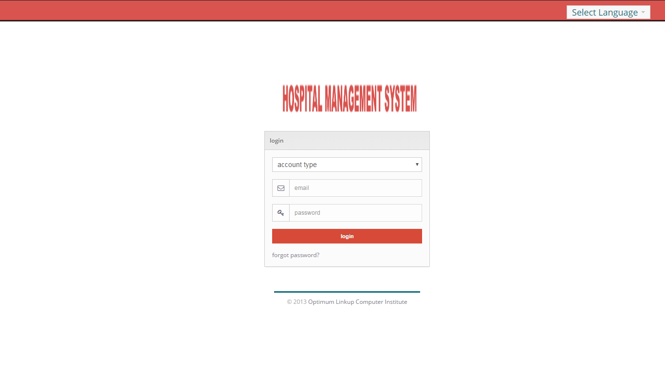 Source Code PHP Aplikasi Hospital Manajemen Sistem free