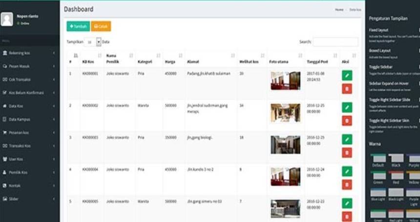 Download Source Code Aplikasi Pencari Kos Lavarel 8