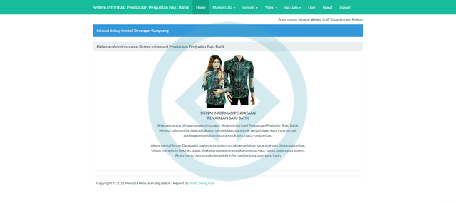 Source Code Aplikasi Pendataan Penjualan Baju Berbasis Web